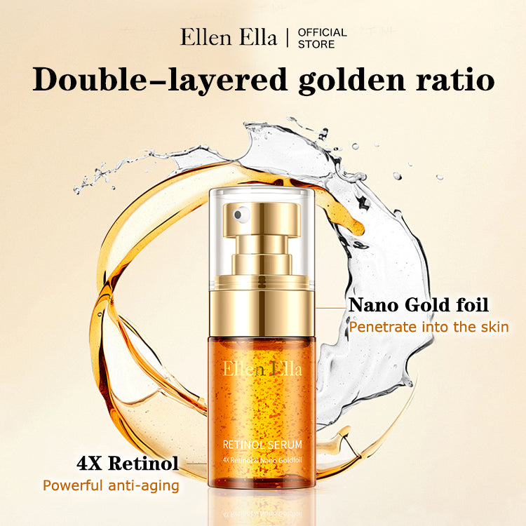 4X Retinol Ellen Ella Advanced Anti-aging Serum 4X Retinol & Nano Gold foil