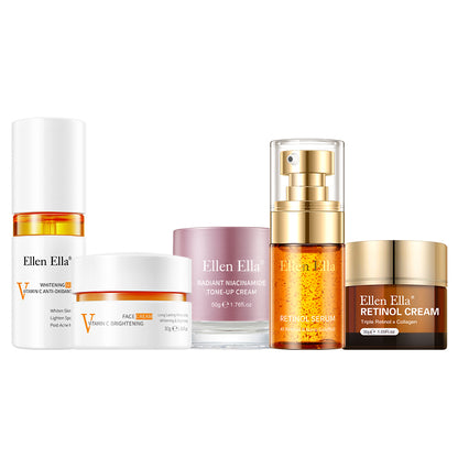 ELLEN ELLA Upgraded scientific skin care kit- 1+1>2-Restore youthful and glowing skin