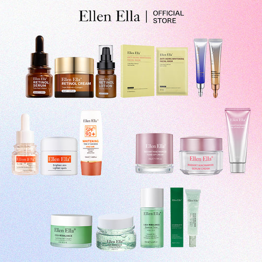 ELLEN ELLA morning and night skin cycling routine