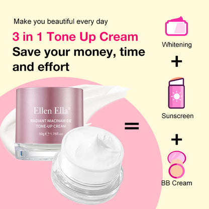 Ellen Ella 3-in-1 Tone Up Cream -whitening, sunscreen, and BB cream