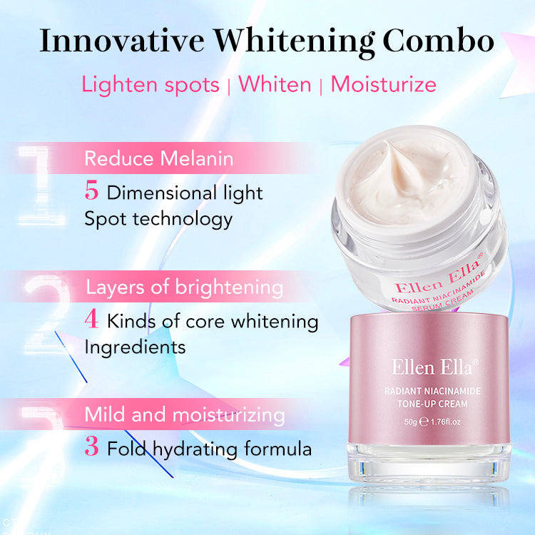 ELLEN ELLA Double Whitening Partner-Deep Whitening & Instant Brighten